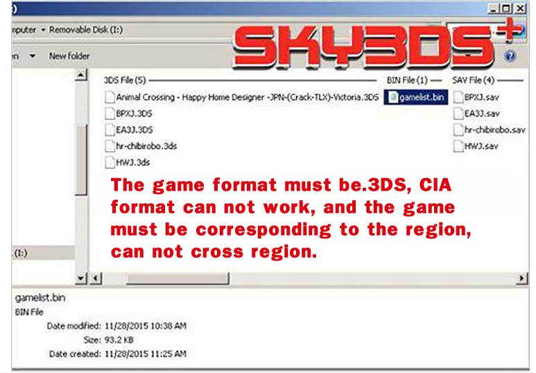 SKY3DS+ PLUS with SKYDOCK and Data Cable