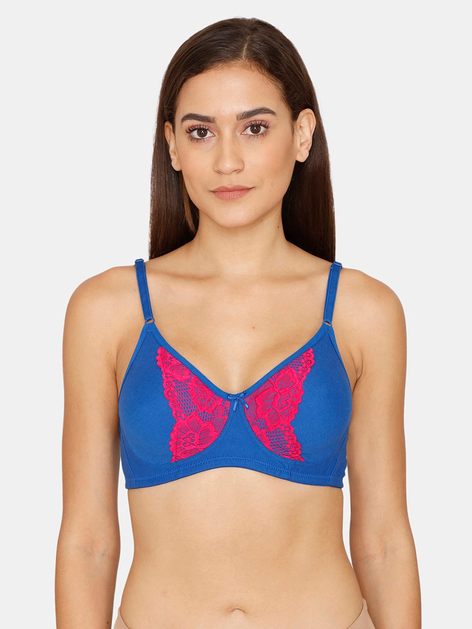Coucou by Zivame Blue Non-Wired Padded Bra