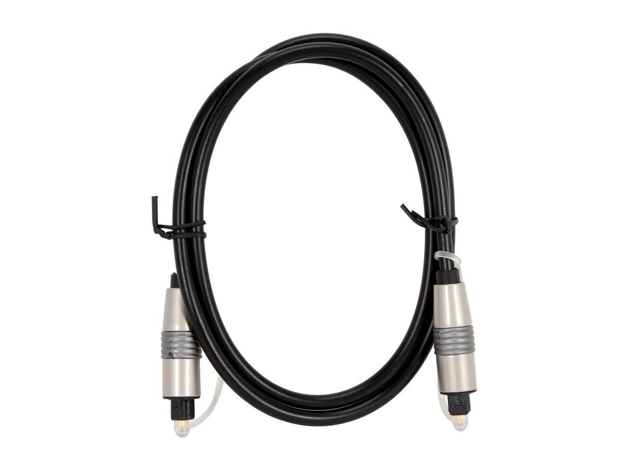 SA Model PPT-03 3 FT Premium Toslink Digital Optical Spdif Audio Cable Male to Male - OEM