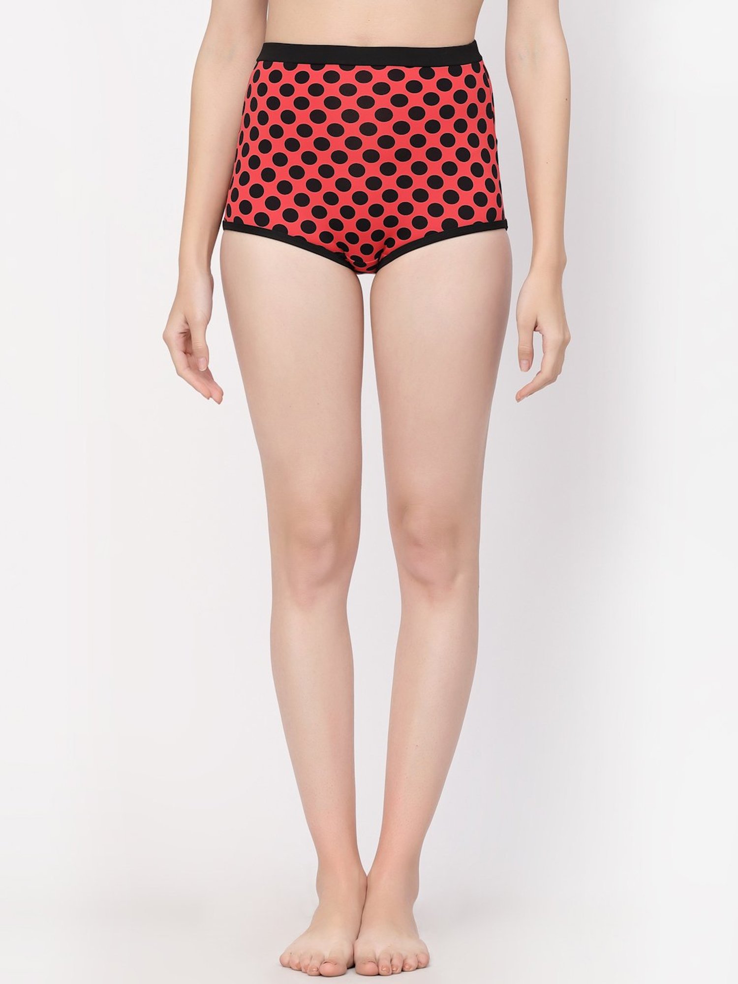 Cukoo Red Printed Swim Shorts