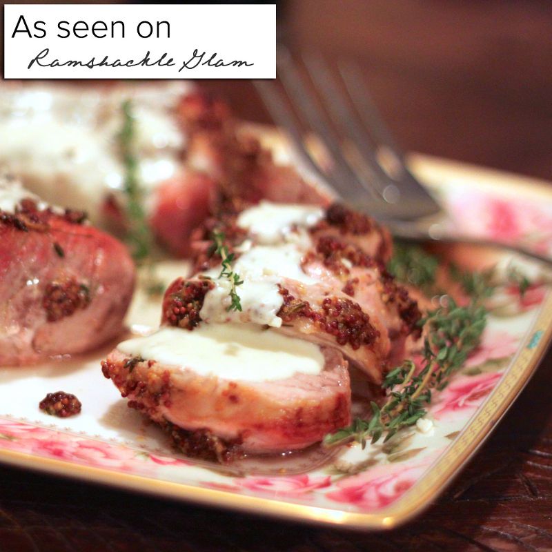 Blue Rose Polish Pottery Isabella Dinner Plate