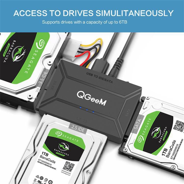 SATA to USB 3.0 IDE Adapter USB2.0 Sata Cable for 2.5 3.5 SATA IDE Hard Disk Drive Adapter USB C OTG HDD SSD USB Converter