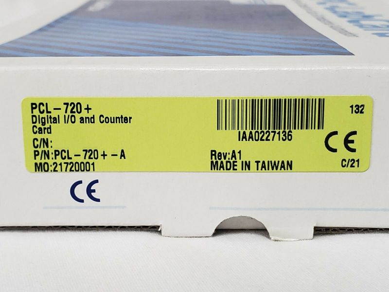 Advantech PC-LabCard PCL-720+ Digital I/O & Counter Card Plus