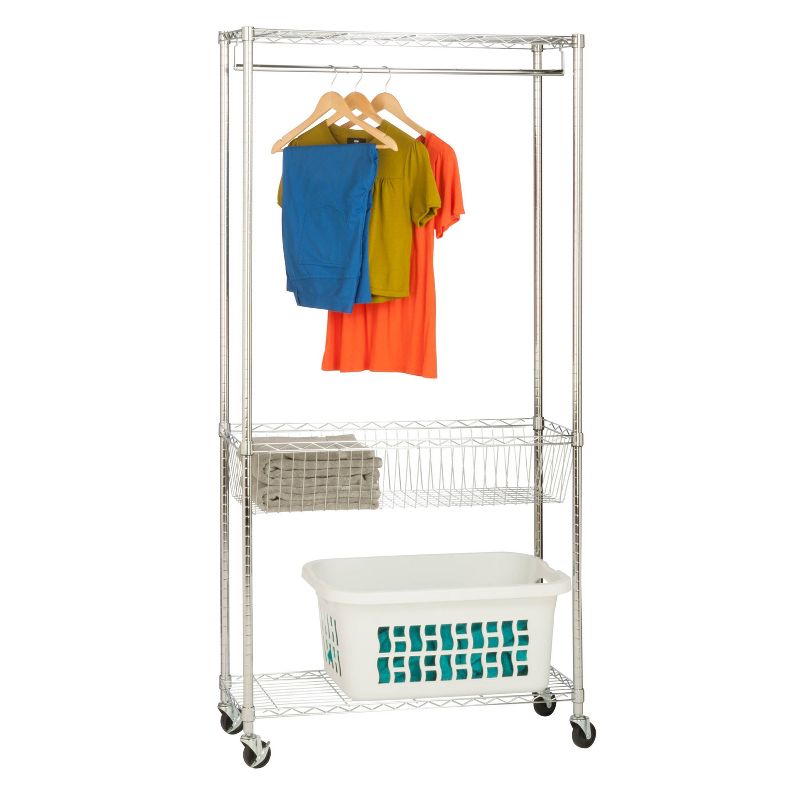 Neatfreak Easy Access Double Laundry Sorter with Folding Table