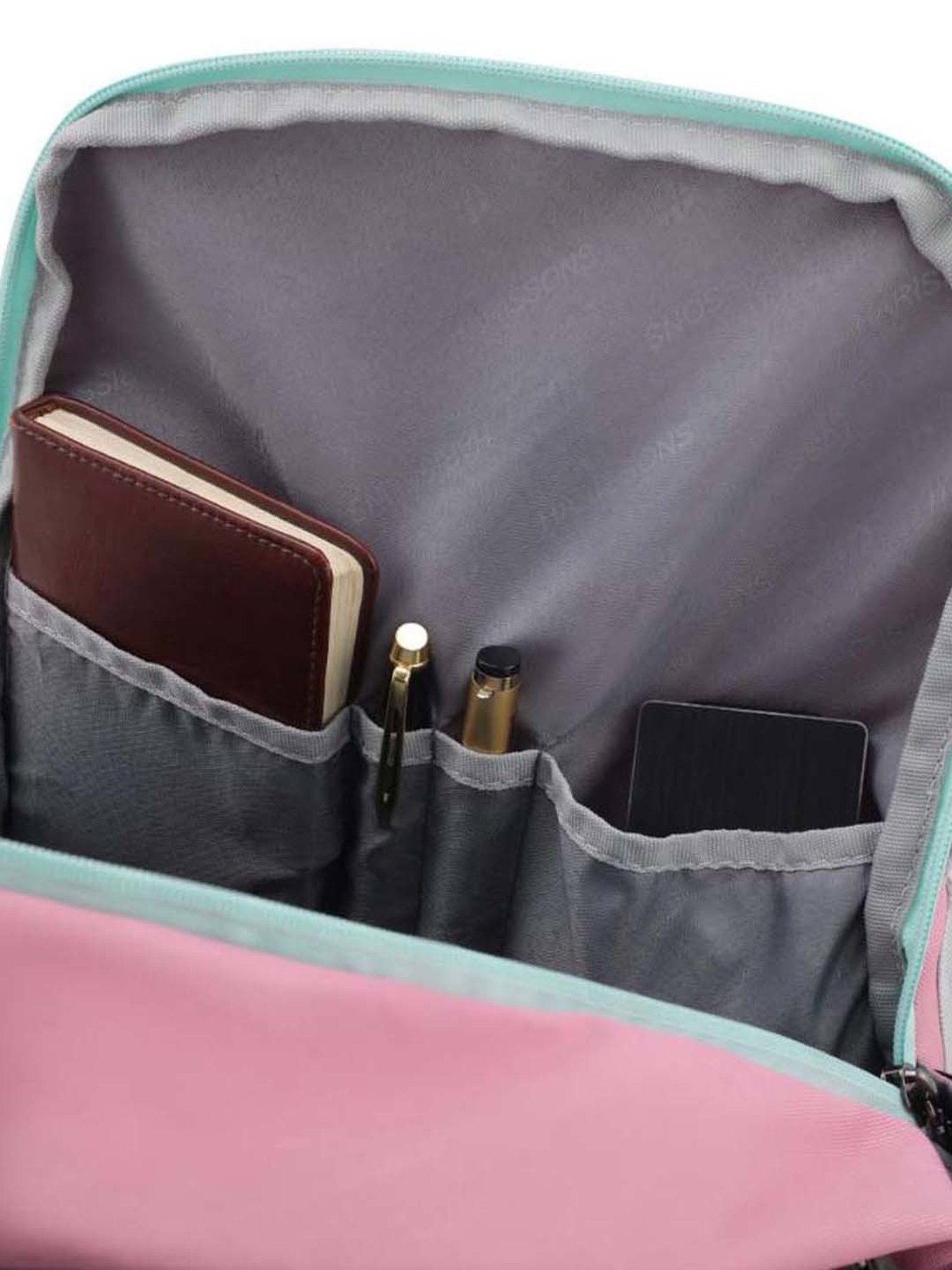 Harissons Zing Pink Polyester Solid Backpack - 27 Ltrs