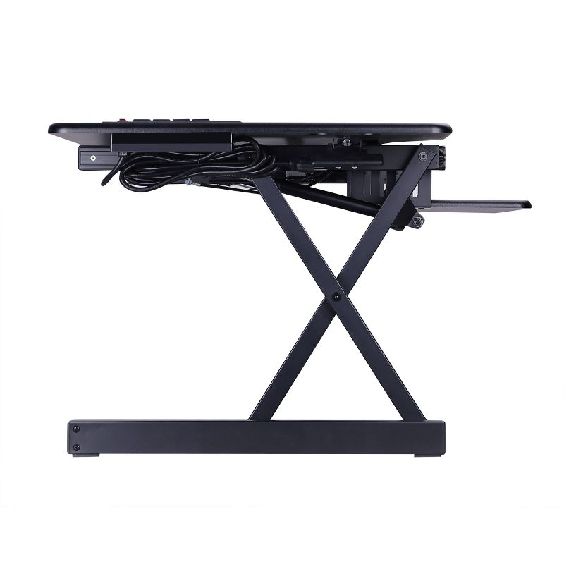 46" Adjustable Height Standing Desk Converter Black - Rocelco