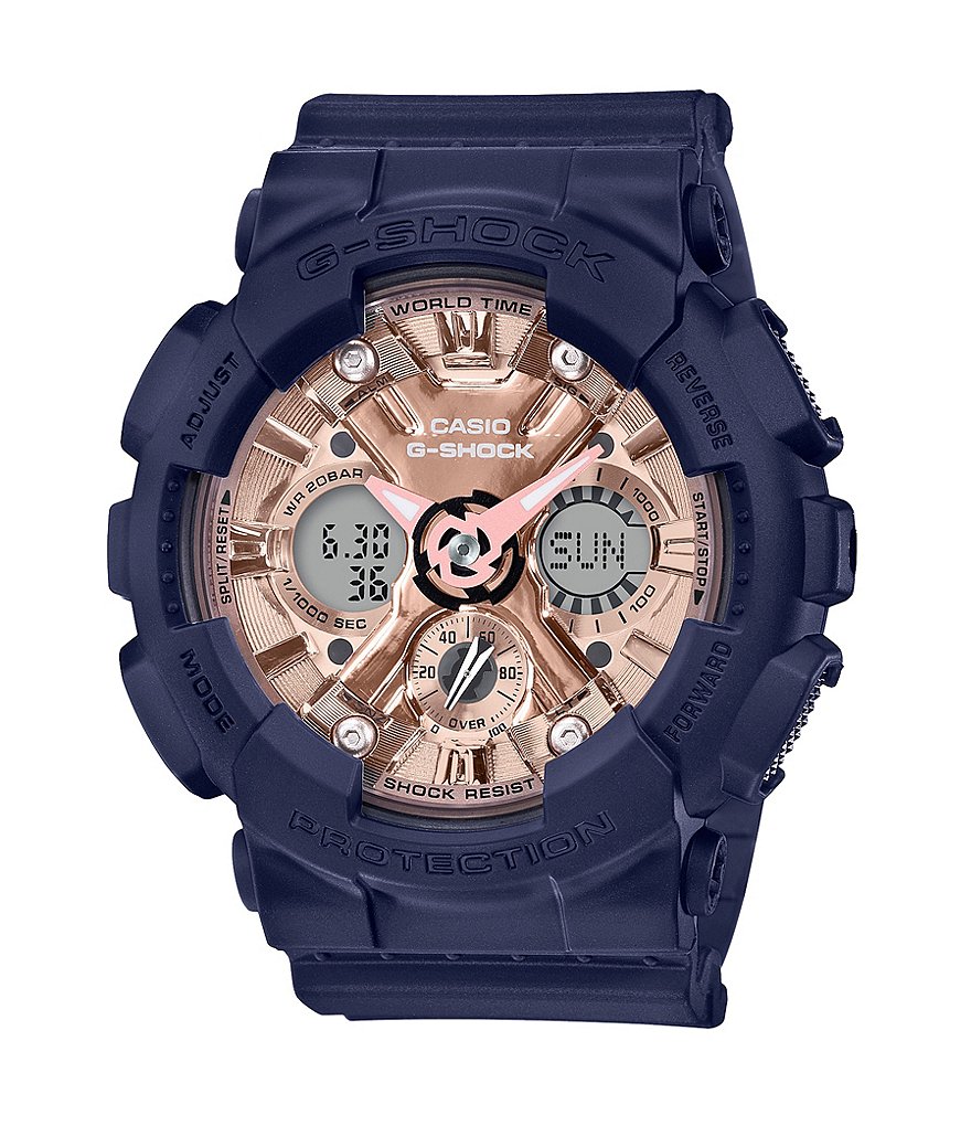 G-Shock S-series Ana Digi Navy Shock Resistant Watch
