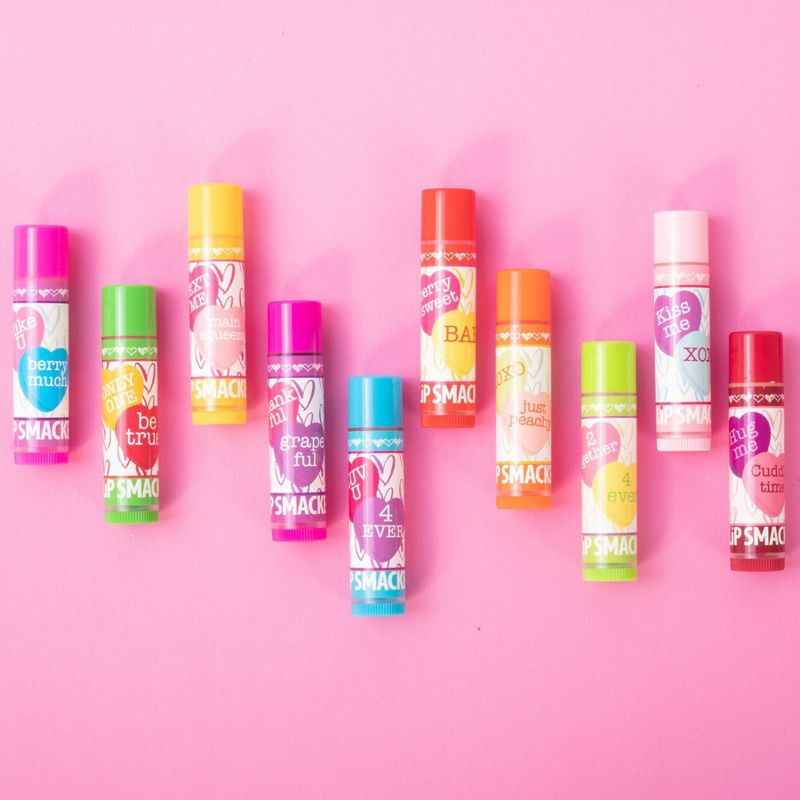 Lip Smacker Best Flavor Forever V-Day You're The Balm Party Pack Lip Balm - Pink - 10pc/0.14oz