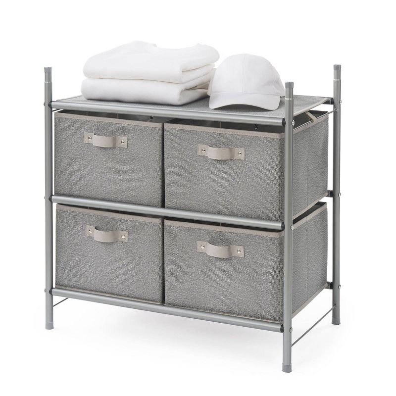 Neatfreak 4 Drawer Stackable Storage Organizer Gray