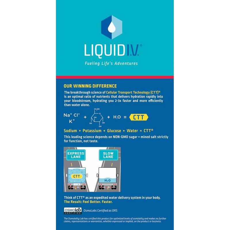 Liquid I.V. Hydration Multiplier - Strawberry - 10ct/0.56oz
