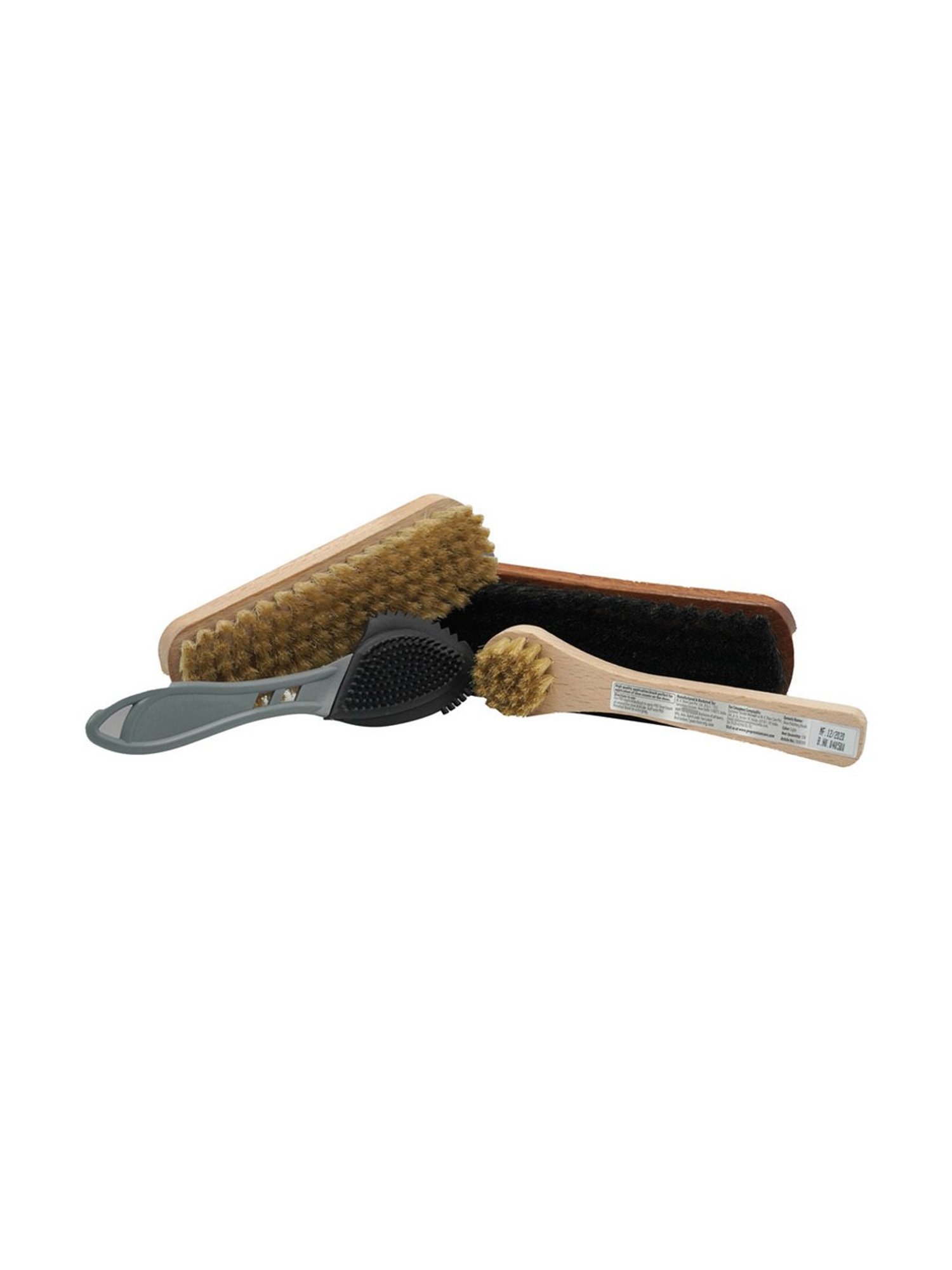 Pro Multicolored Shoe Brushes Combo Kit