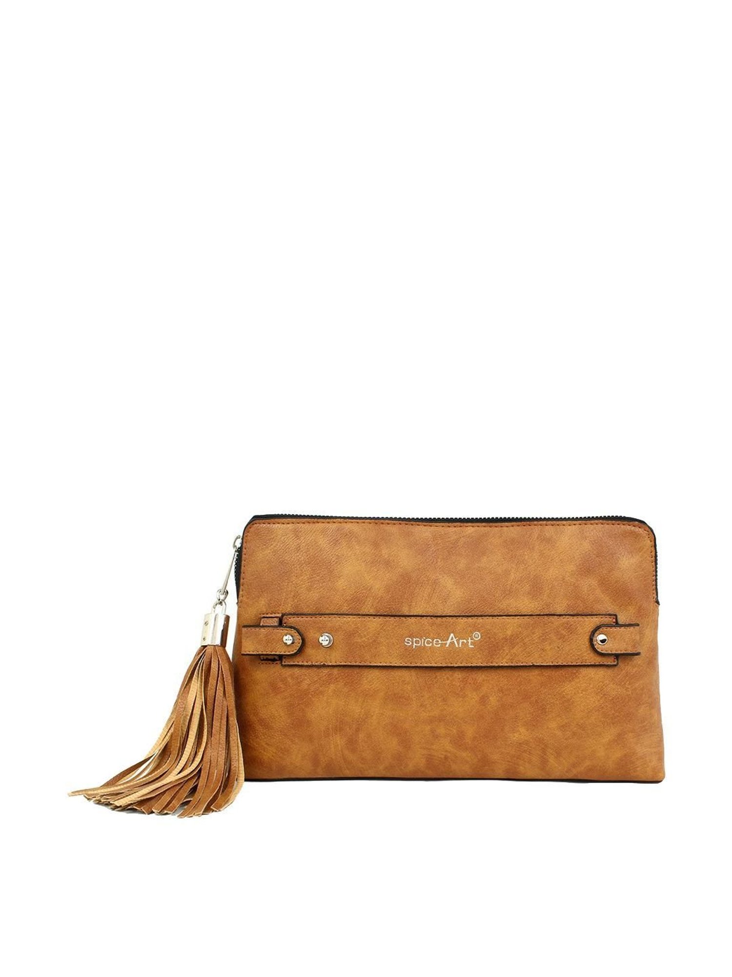 Spice Art Tan Solid Pouch