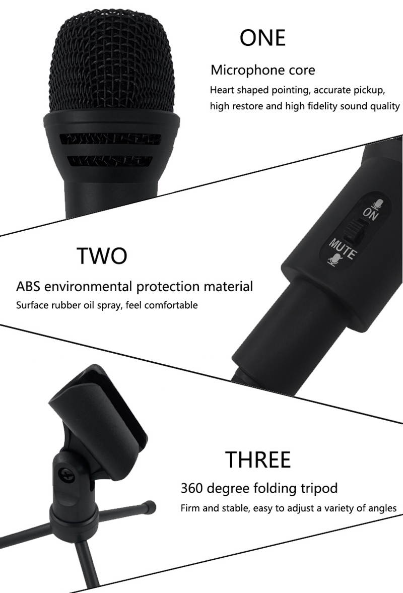 USB Microphone, Hannord Condenser Computer PC Mic with Tripod Stand, Pop Filter, Shock Mount for Gaming, Streaming, Podcasting, YouTube, Voice Over, Skype, Twitch, Compatible with Laptop Desktop