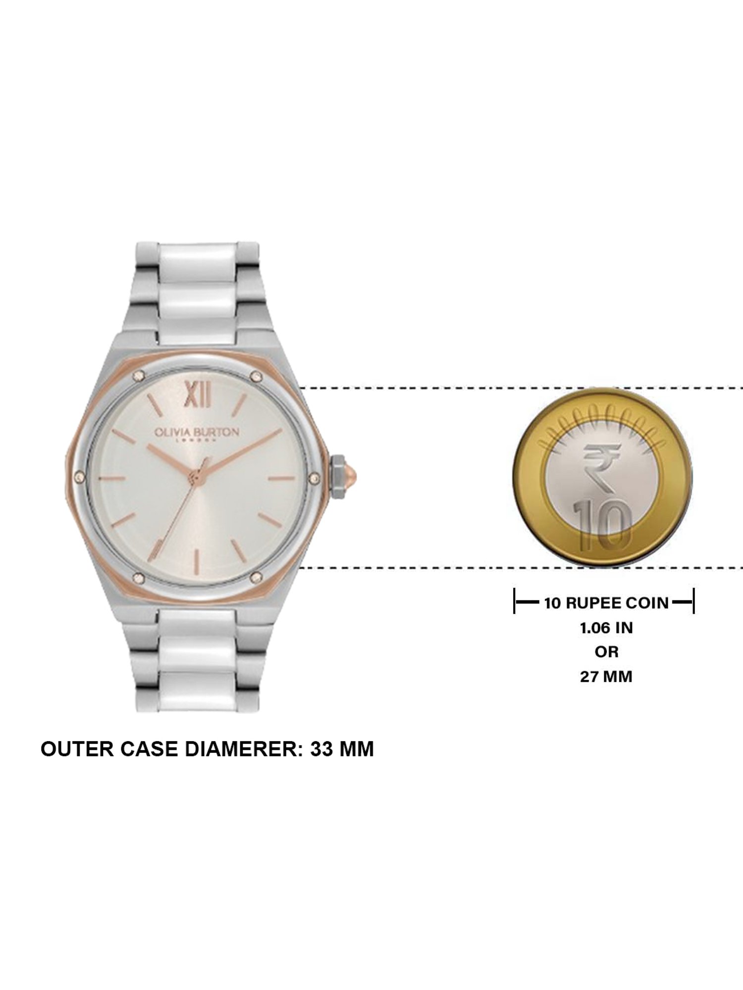 Olivia Burton 24000070 Hexa Analog Watch for Women