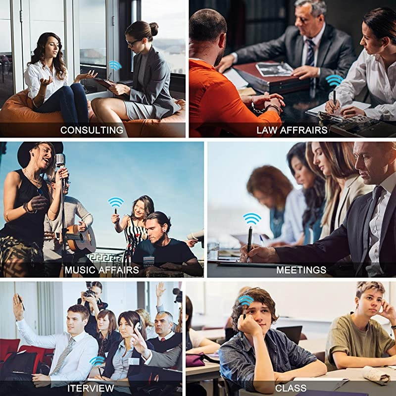 16GB Digital Voice Recorders Mini Voice Activated RecorderRechargable HD Audio Recording Device with PlaybackUSBMP3 for MeetingClassesLecturesSpeechInterviews