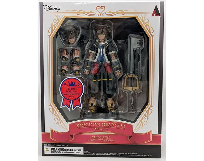 Square Enix Kingdom Hearts 3 Sora 2nd Form Play Bring Arts Kai Action Figure