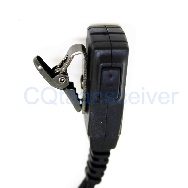 Zigzag D Shape Earhook Earpiece Mic Headphone for Kenwood Portable Radio KPG27D KPG29D KPG48D KPG49 KPG55D KPG56D KPG62D KPG66D KPG69D KPG70D KPG74D