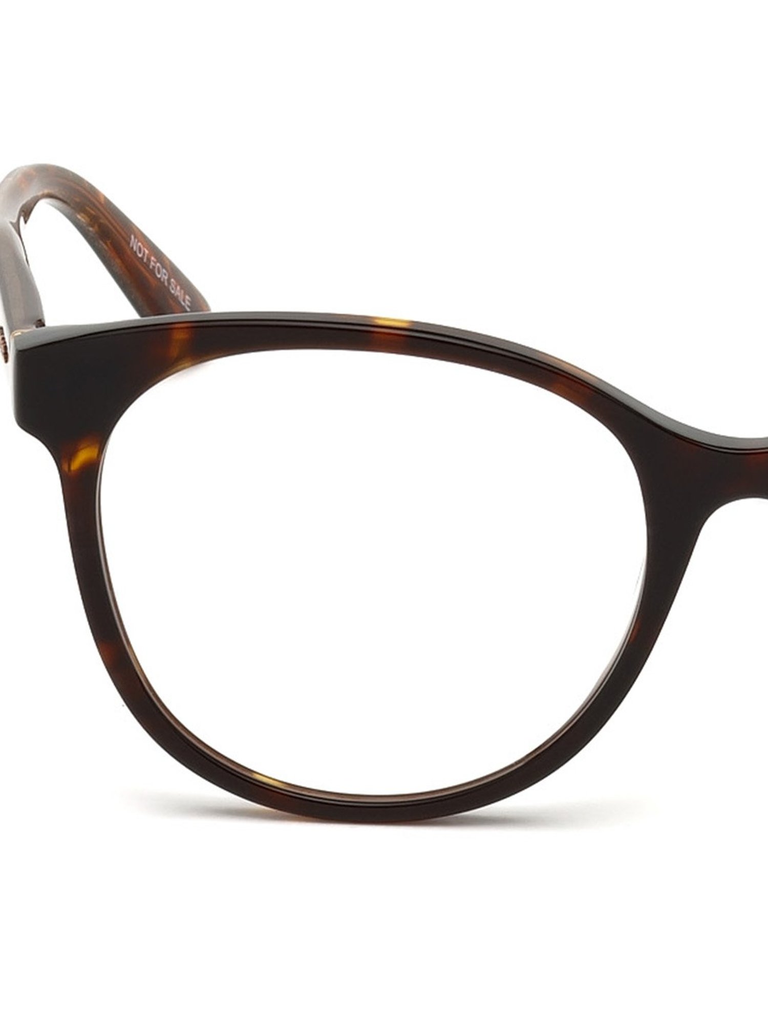 Carolina Herrera Brown Full Rim Round Eye Frame For Women