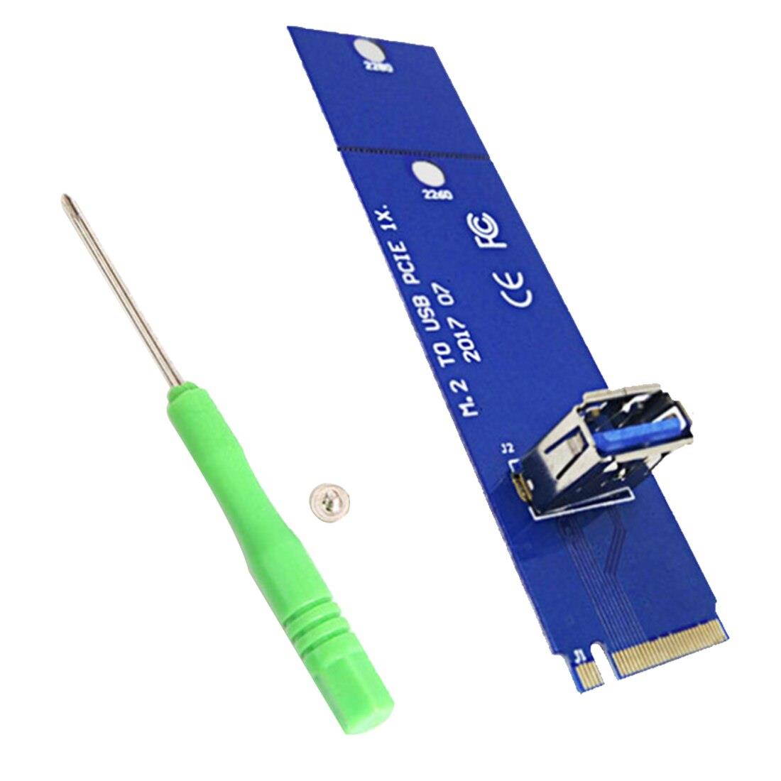Transfer Card NGFF M.2 to PCI-E X16 Slot Transfer Card Mining Pcie Riser Card VGA Extension Cable EM88