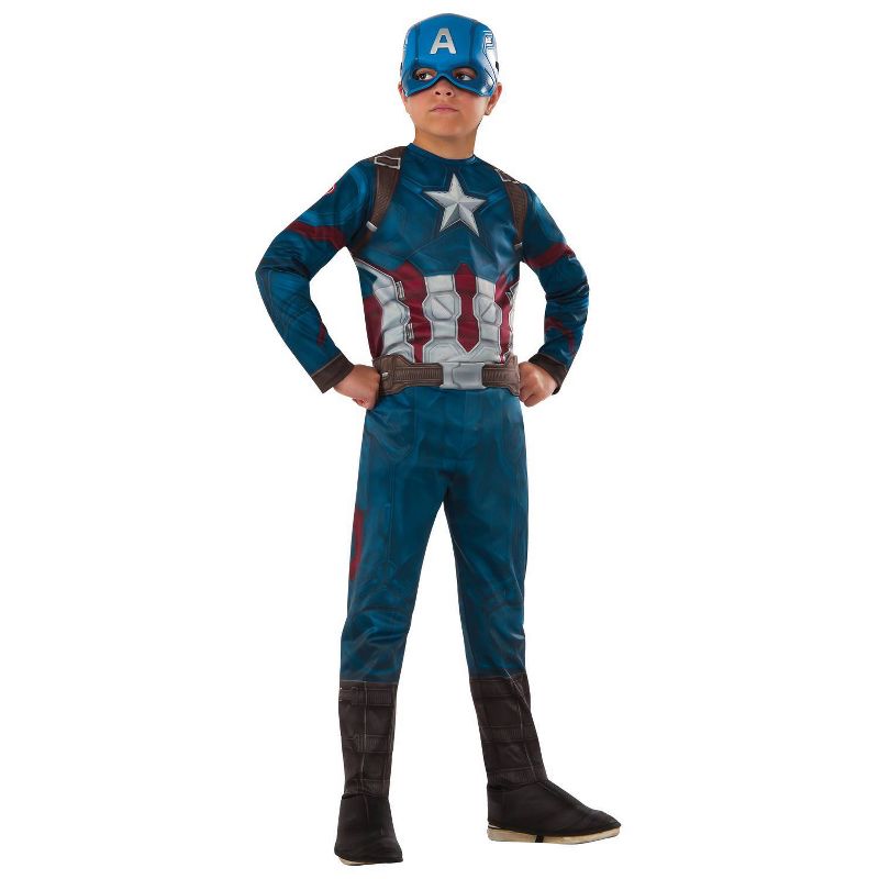 Kids' Captain America Halloween Costume - M