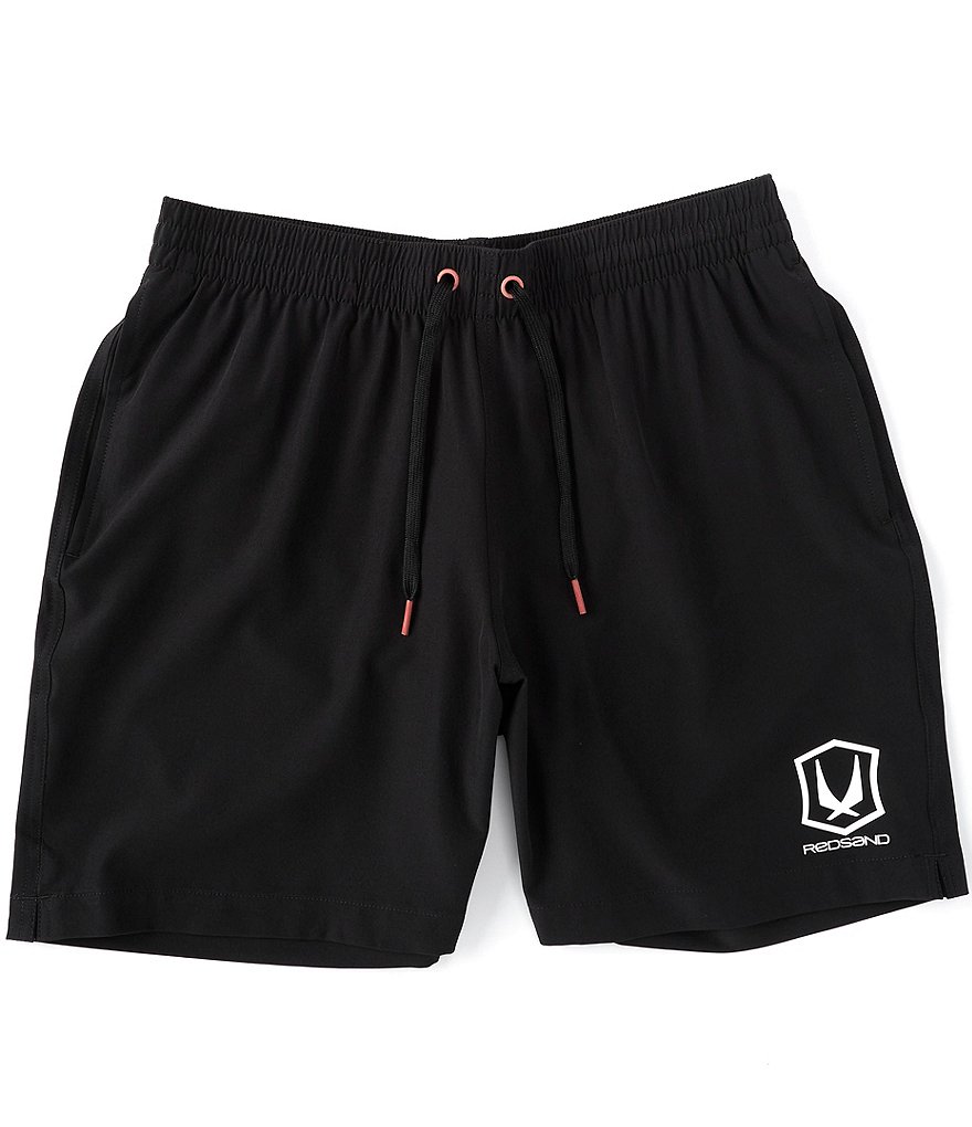 Redsand Solid Core Stretch 18#double; Outseam Volley Shorts