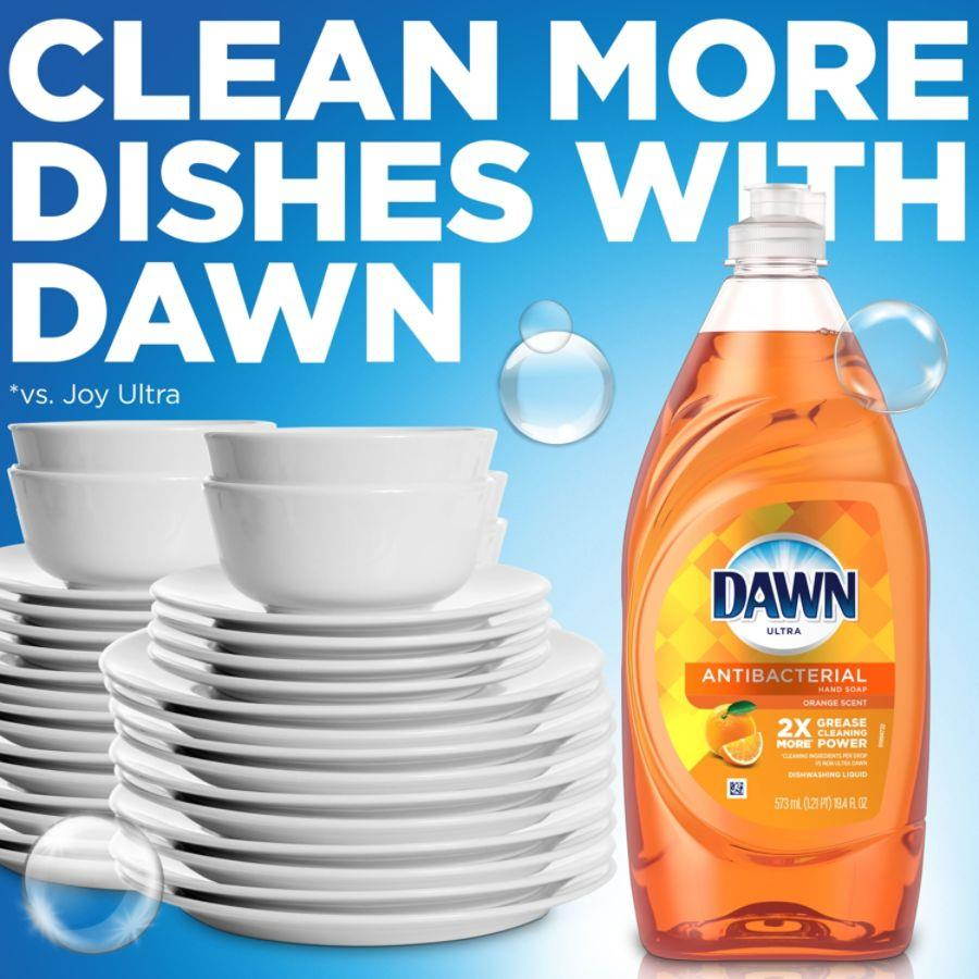 Dawn&reg; Ultra Antibacterial Hand Soap Dishwashing Liquid Dish Soap, Orange Scent, 40 Oz