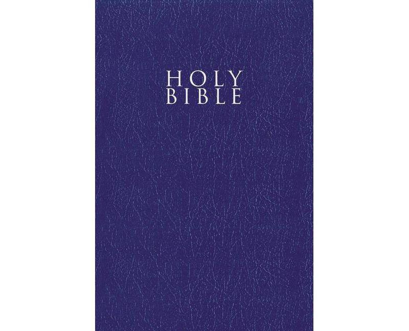 Niv, Gift and Award Bible, Leather-Look, Blue, Red Letter Edition, Comfort Print - by  Zondervan (Paperback)