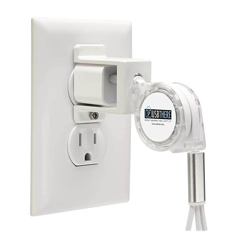 Cell Phone Charger Lock (2 Pack), Compatible with iPhone and Android, Keeps Cellular-Charging Cable and Cube Locked in Place