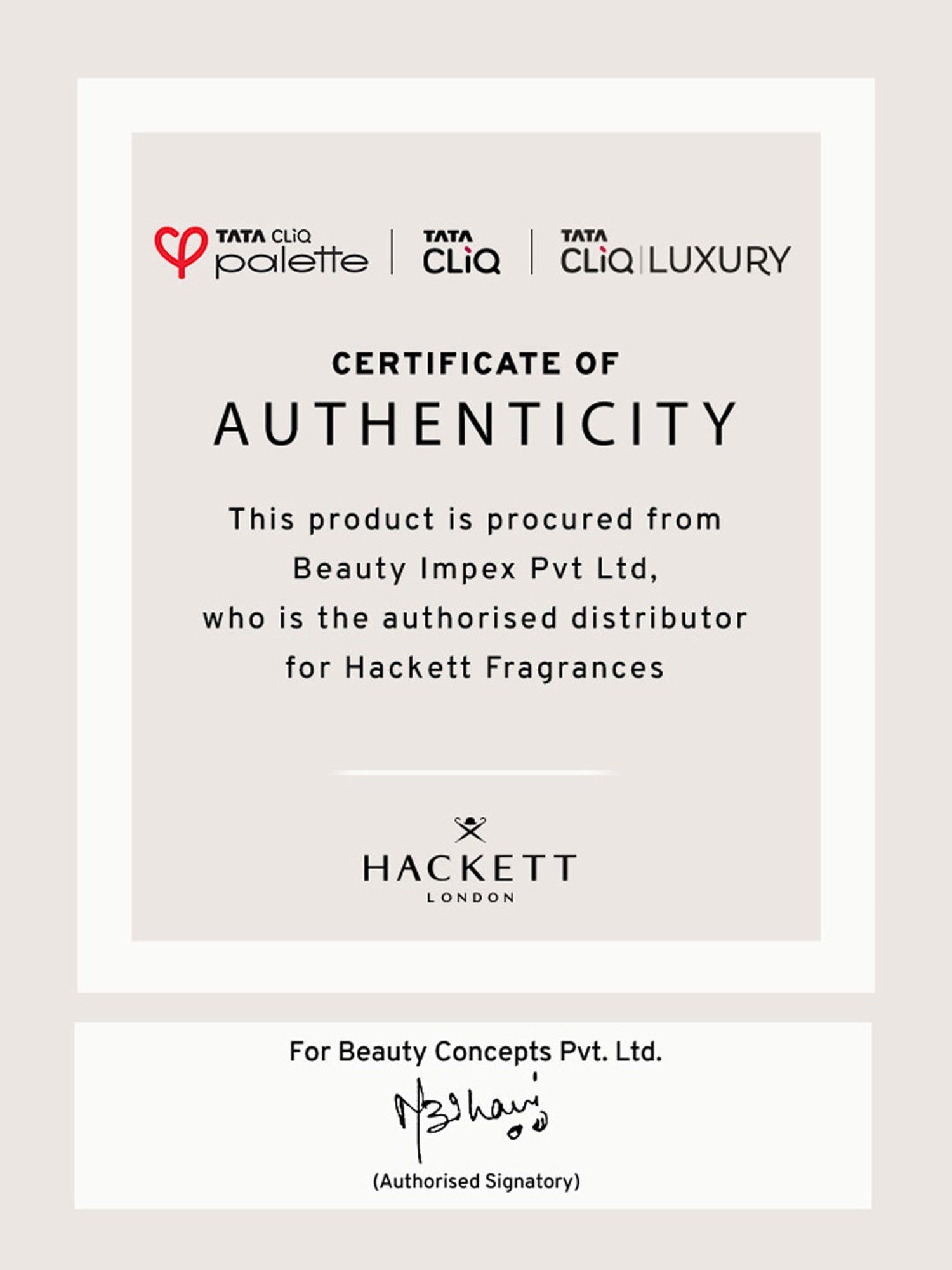 Hackett London Bespoke Eau De Parfum for Men - 100 ml