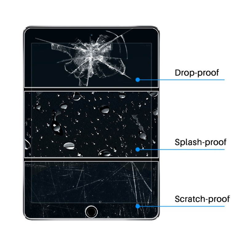 Premium Tempered Glass Screen Protector for iPad (2018/2017) / iPad Pro 9.7 inch / iPad Air / iPad Air 2
