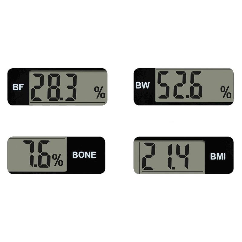 Glass Body Fat Scale Clear - Weight Watchers