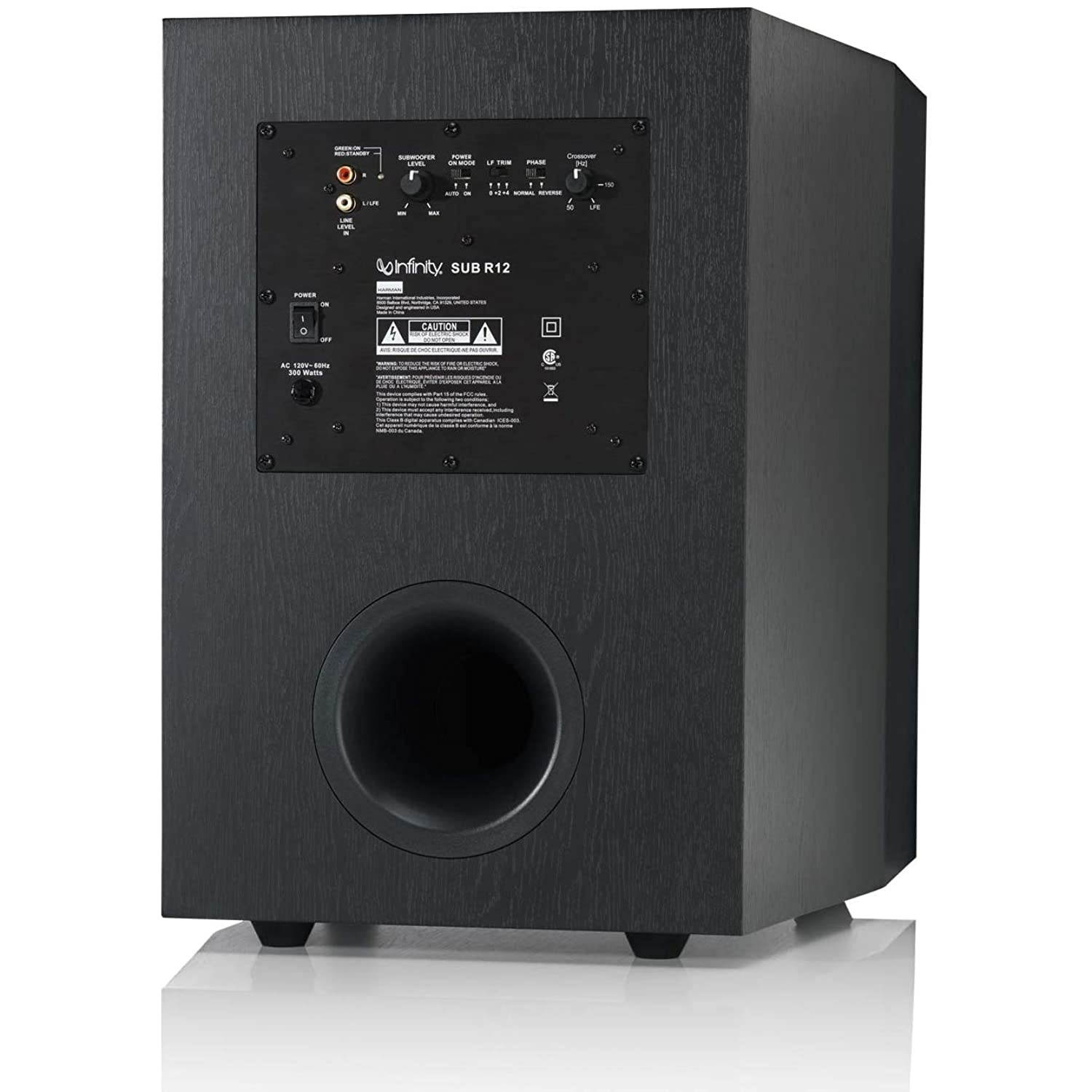 Infinity Reference SUB R12 | 12" 300W Powered Subwoofer