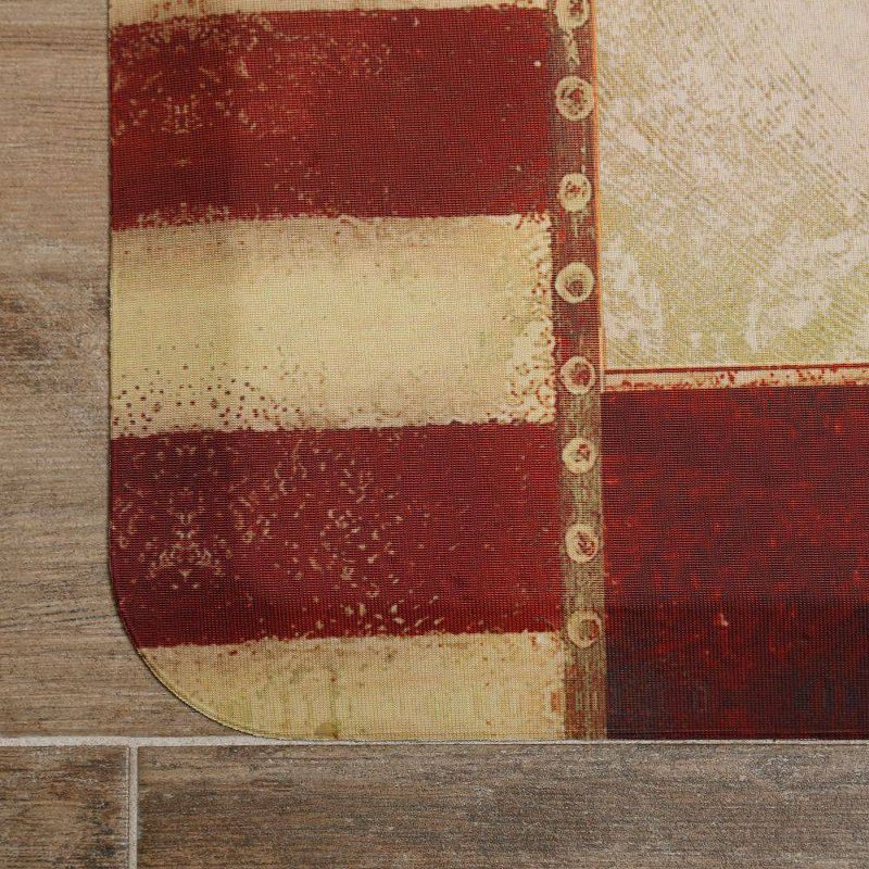 Home Dynamix 24" x 36" Rooster Kitchen Mat Red