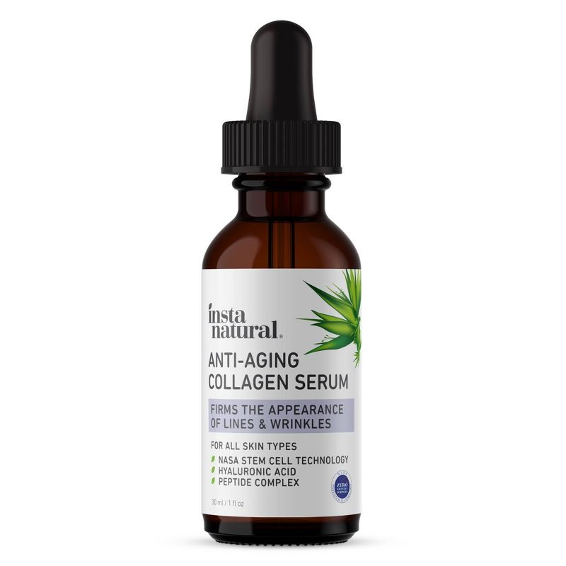 InstaNatural Anti-Aging Collagen Facial Serum – 1 fl oz