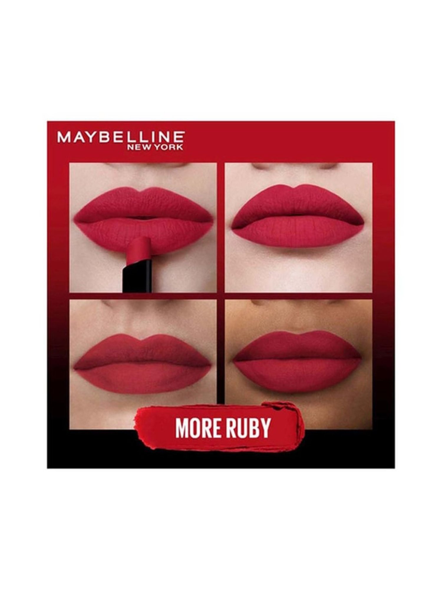Maybelline New York Color Sensational Ultimattes Lipstick - More Ruby,1.7 g