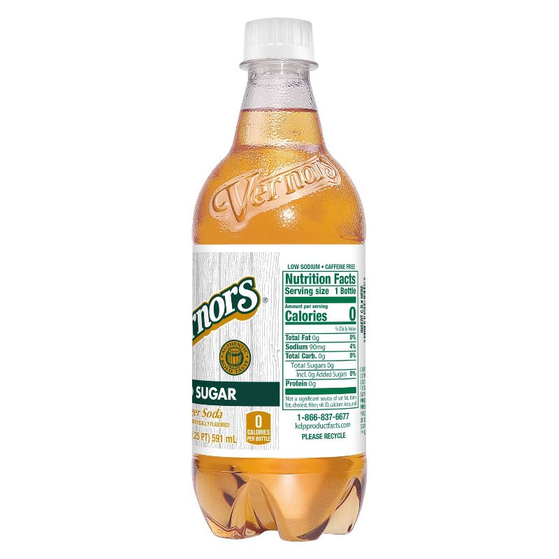 Diet Vernors Ginger Soda - 20 fl oz Bottle