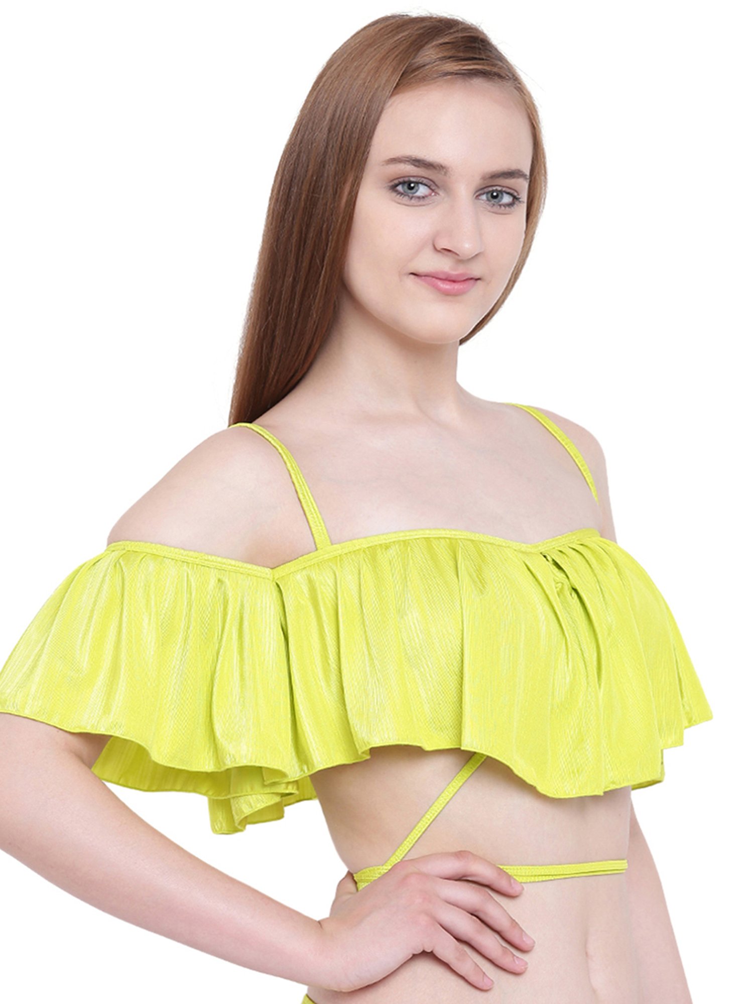 La Intimo Yellow Non Wired Non Padded Bralette