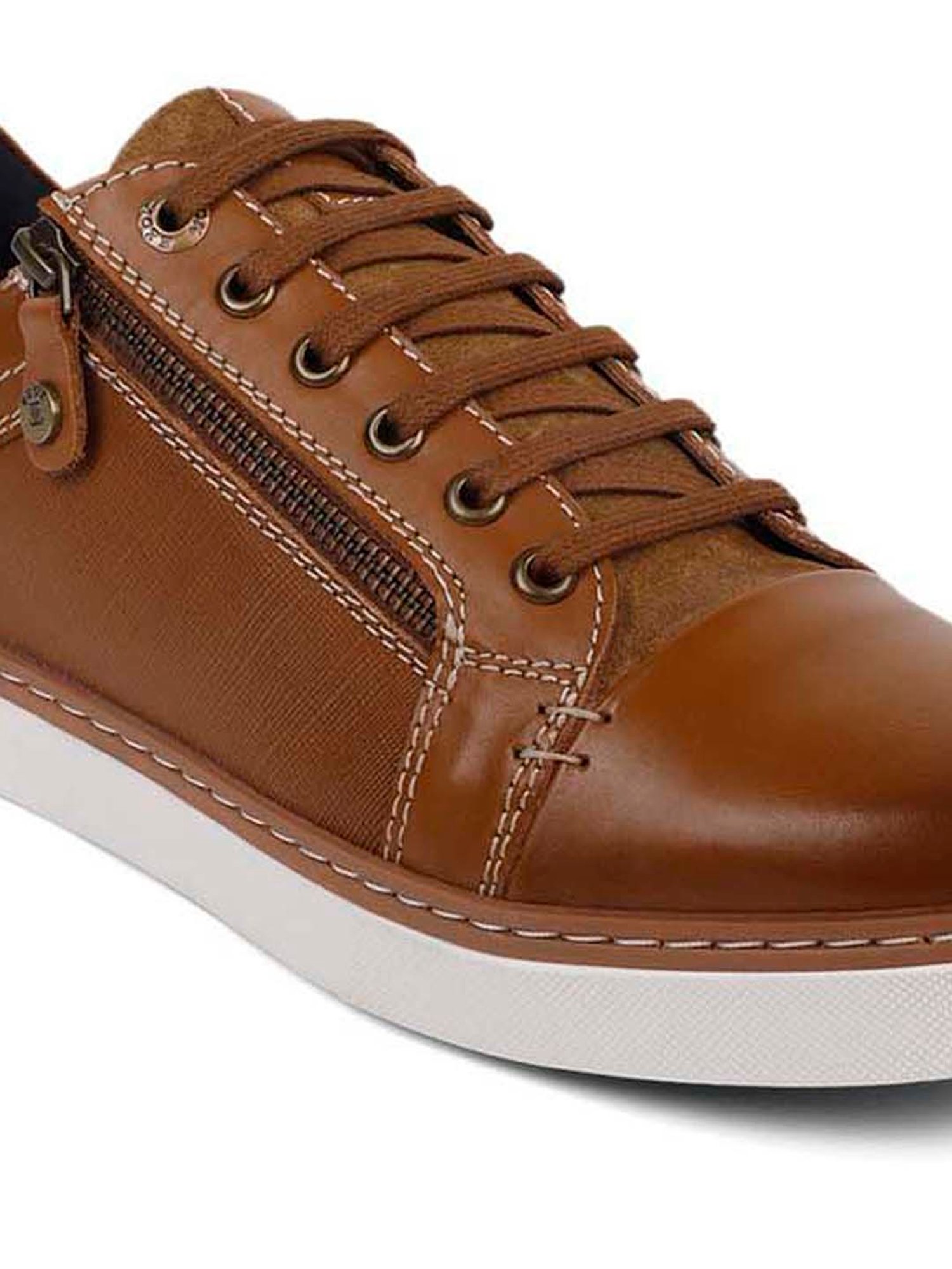 EZOK Men's Tan Casual Sneakers