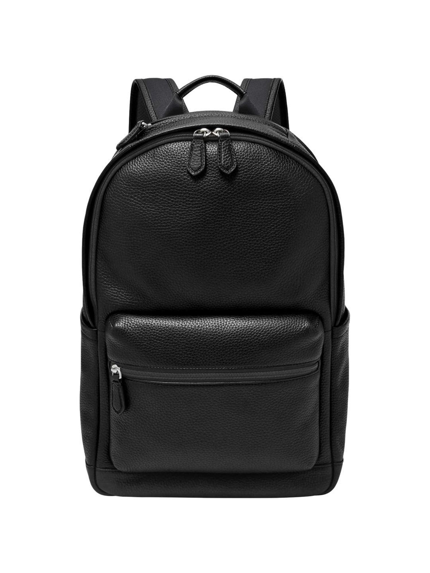 Fossil Black Solid Backpack
