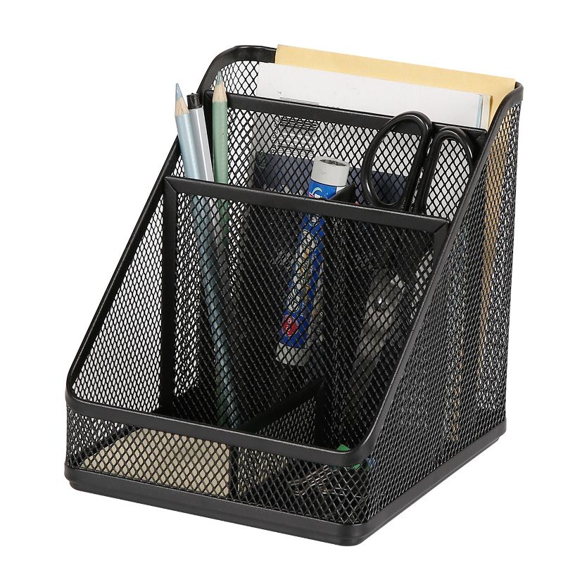 Mesh Medium Desktop Organizer Black - Made By Design™