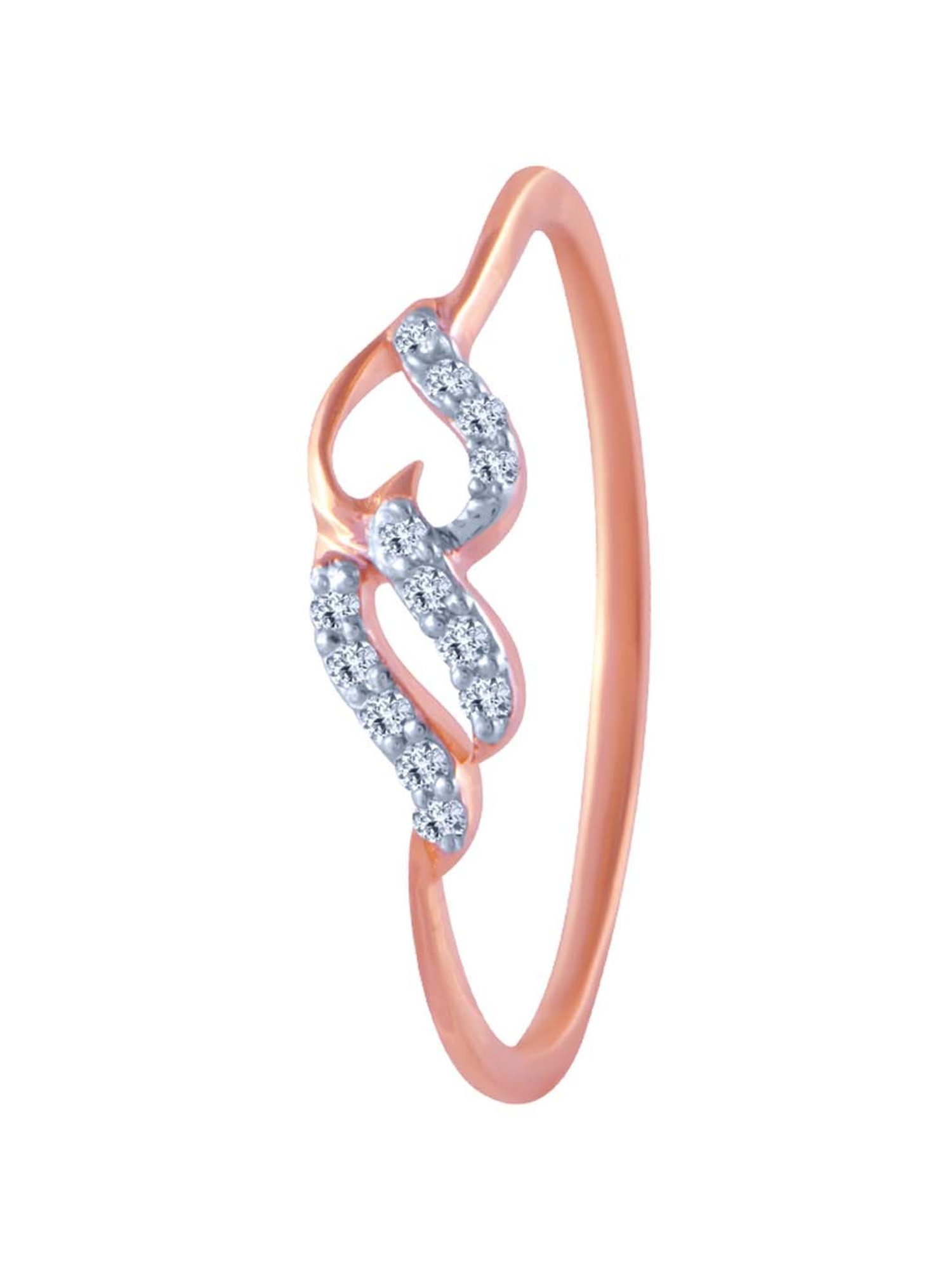 Mia By Tanishq Nature's Finest 14k Yellow Gold Radiant Sp Elegance Diamond Ring