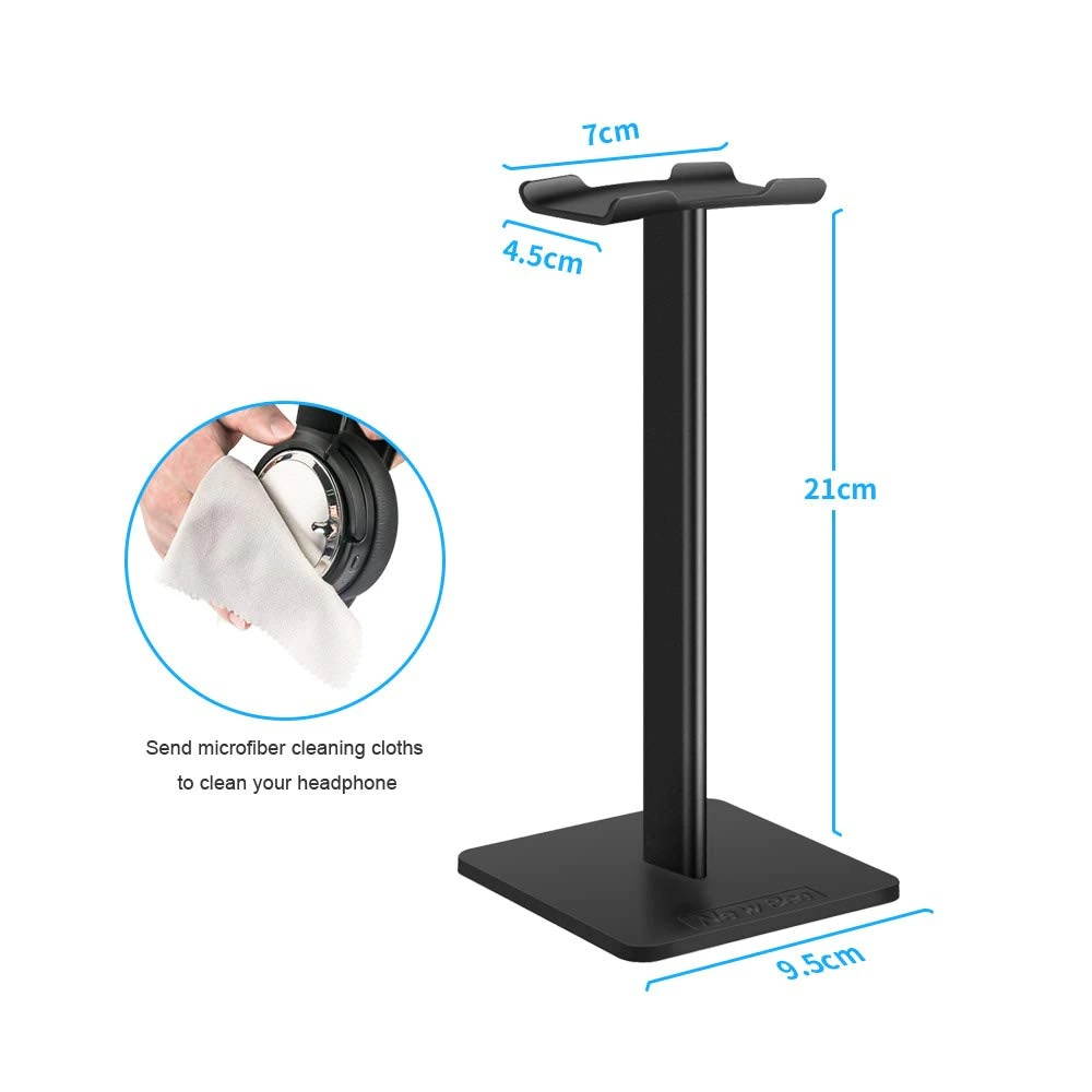 Fashionable Headphone Stand Practical Earphone Holder Headset Show Shelf Aluminum Bracket Support Device