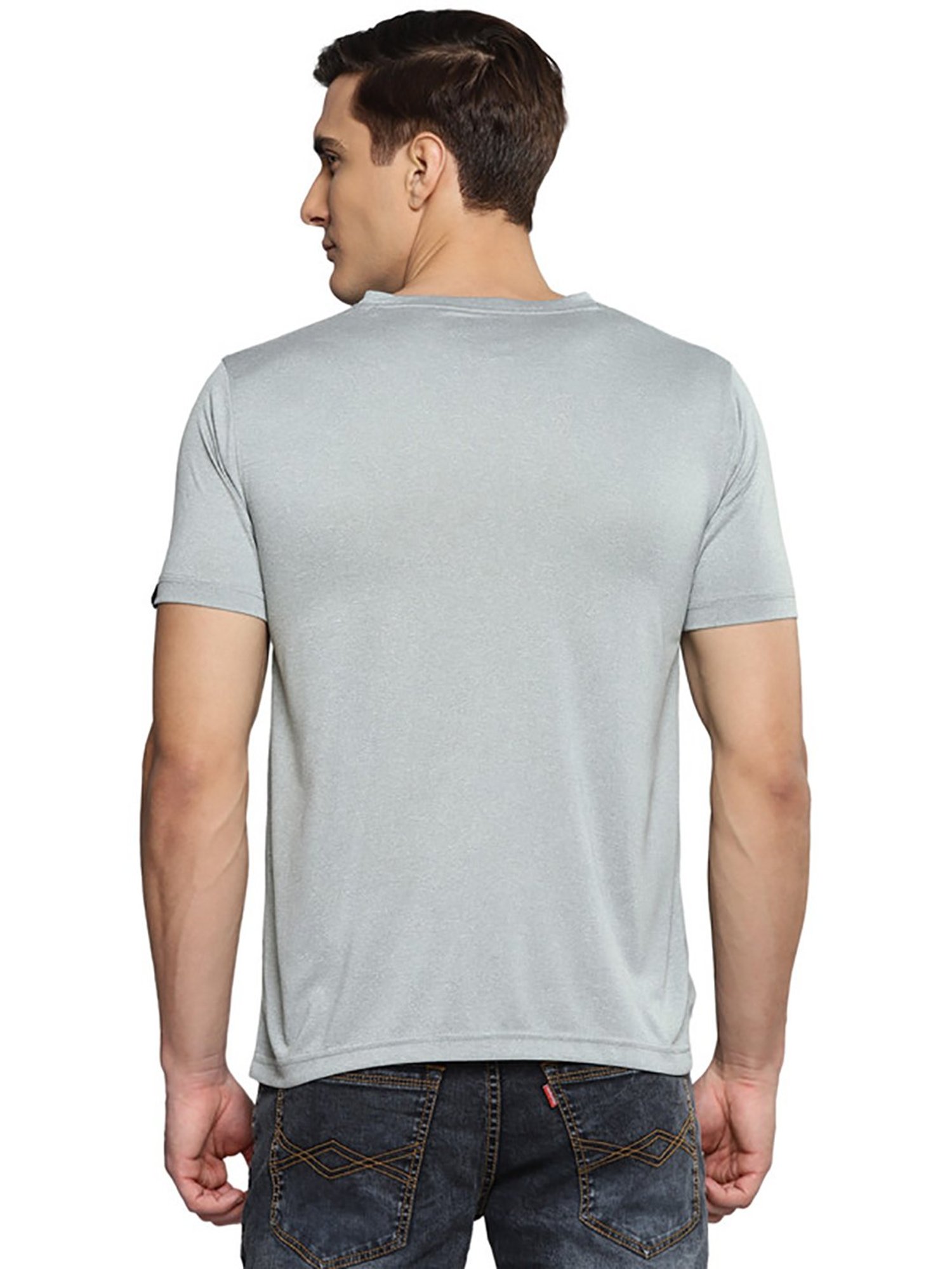 Allen Cooper Grey Crew T-Shirt