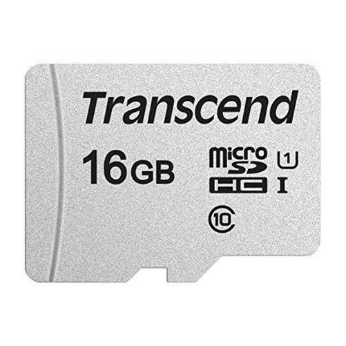 TRANSCEND INFORMATION TS16GUSD300S 16GB UHS-I U1 MICROSD W/O ADAPTER