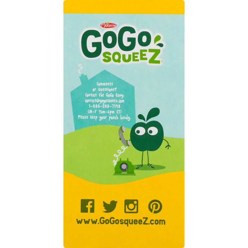 GoGo squeeZ Applesauce, Apple Banana - 3.2oz/12ct