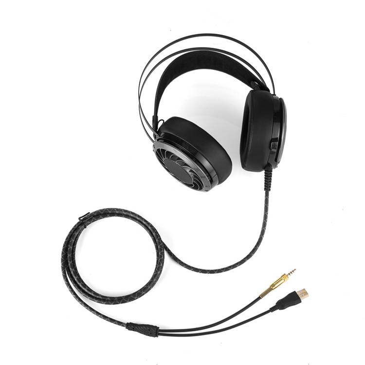 Funtech 3.5mm Stereo Gaming Headset Bass Headphones with Noise Isolation LED Light For Laptops PS4 Phone