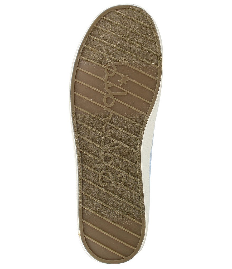 Splendid Aida Tie-Dye Print Canvas Fray Edge Slip-On Sneakers