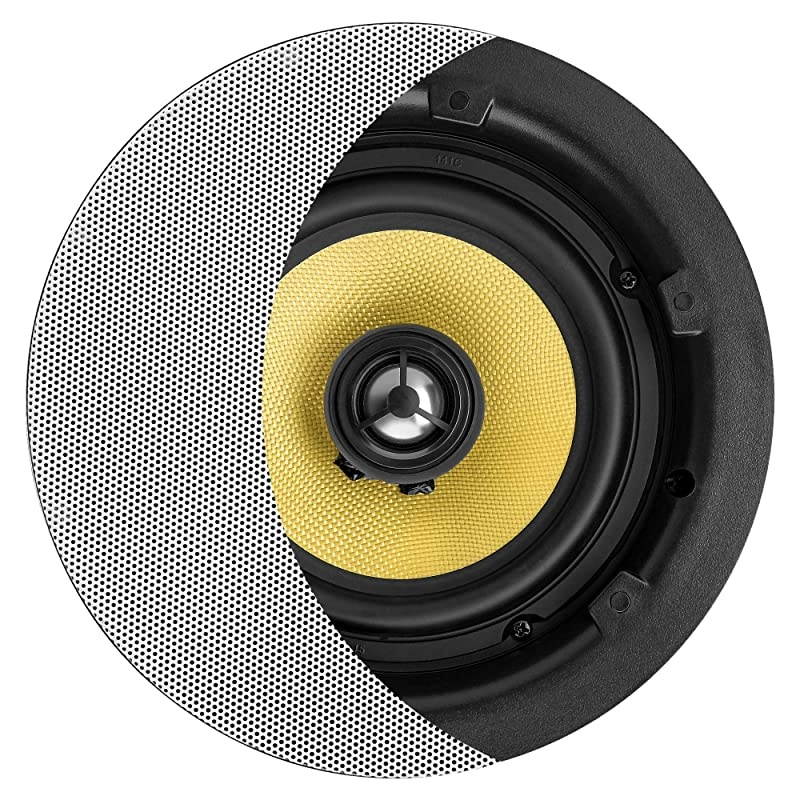 65 Trimless Ceiling Speaker Pair 90W Kevlar Woofer ACE650