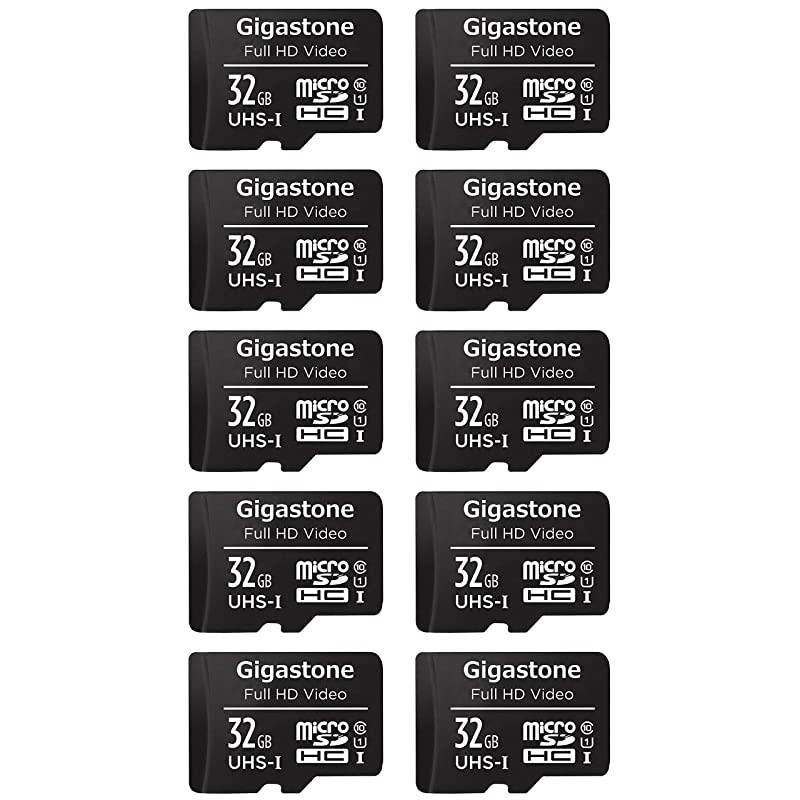 32GB 10Pack Micro SD Card Full HD Video Surveillance Security Cam Action Camera Drone 90MBs Micro SDHC UHSI U1 C10 Class 10