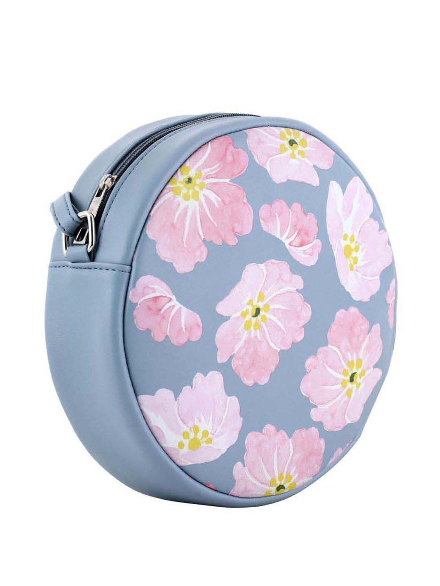 Toteteca Blue Printed Medium Sling Handbag